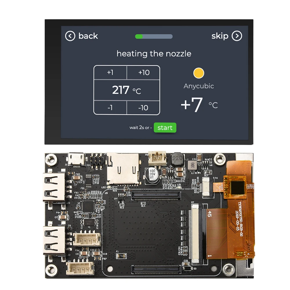 FYSETC Raspberry Pi CM4 moduł wyświetlacza HMI mały i wysokiej rozdzielczości interfejs HIM DPI pojemnościowy moduł ekranu dotykowego