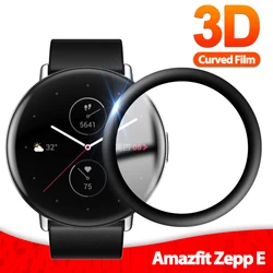 3D Soft Fibre Glass Protective Film Cover For Huami Amazfit Zepp E A1935 A1957 Smart Watch Full Screen Protector Accessories