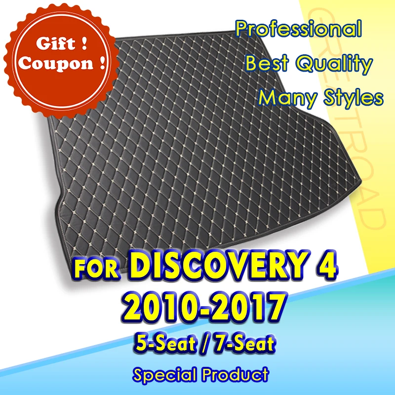 

Car Trunk Mat For Land Rover Discovery 4 Five Seats/Seven Seats 2010-2017 2011 2012Cargo Liner Carpet Interior Accessories Cover