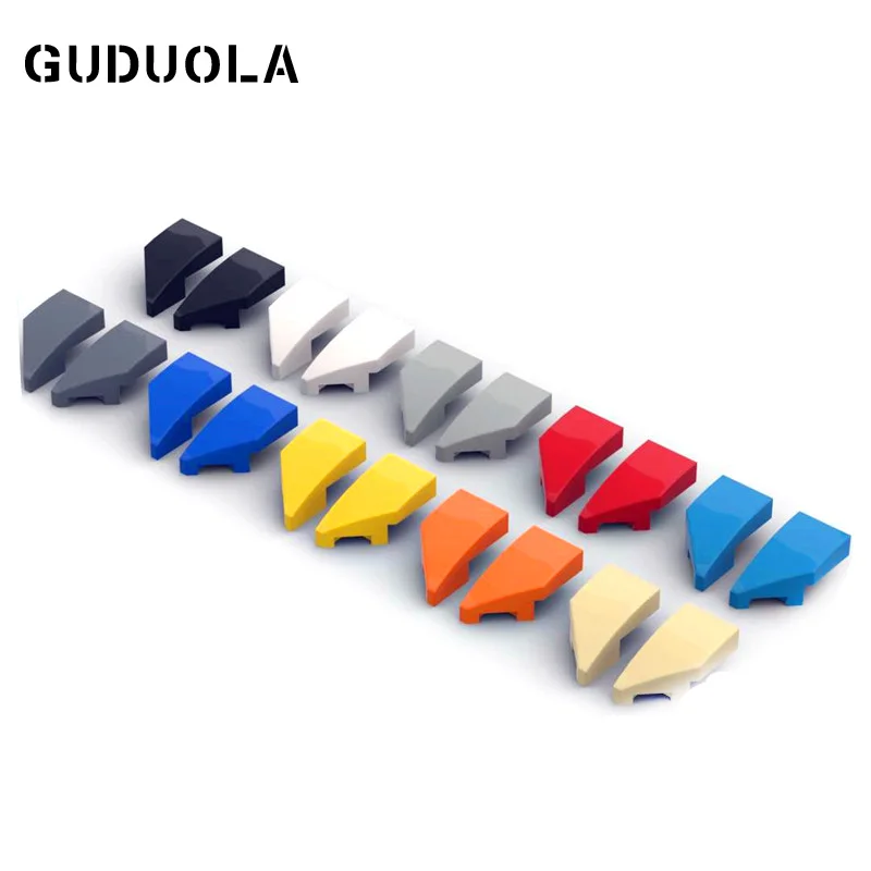 Guduola Special Brick Wedge 1 x 2 Left and Right  (29120+29119) MOC Building Block Children Toys 20sets/LOT