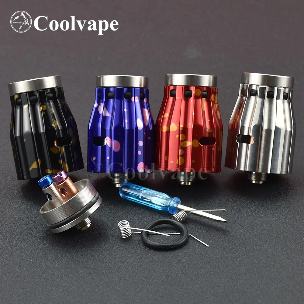 Avidlyfe Predator rda AV Able Mod rda caps Atomizer Electronic Cigarette rda for mechanical squonk box mod