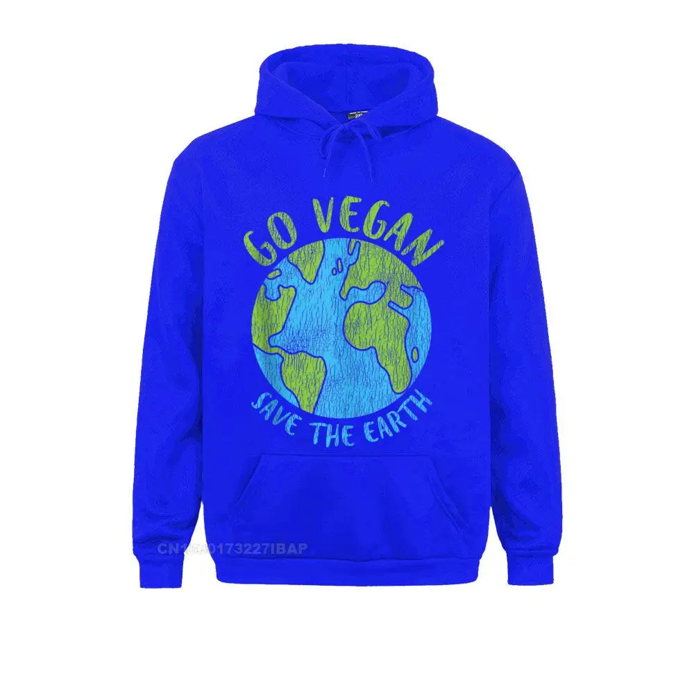 Sudadera con capucha Retro Vintage Go Vegan Save Climate Change, divertida Sudadera con capucha para el día de la tierra, nueva marca, sudaderas con