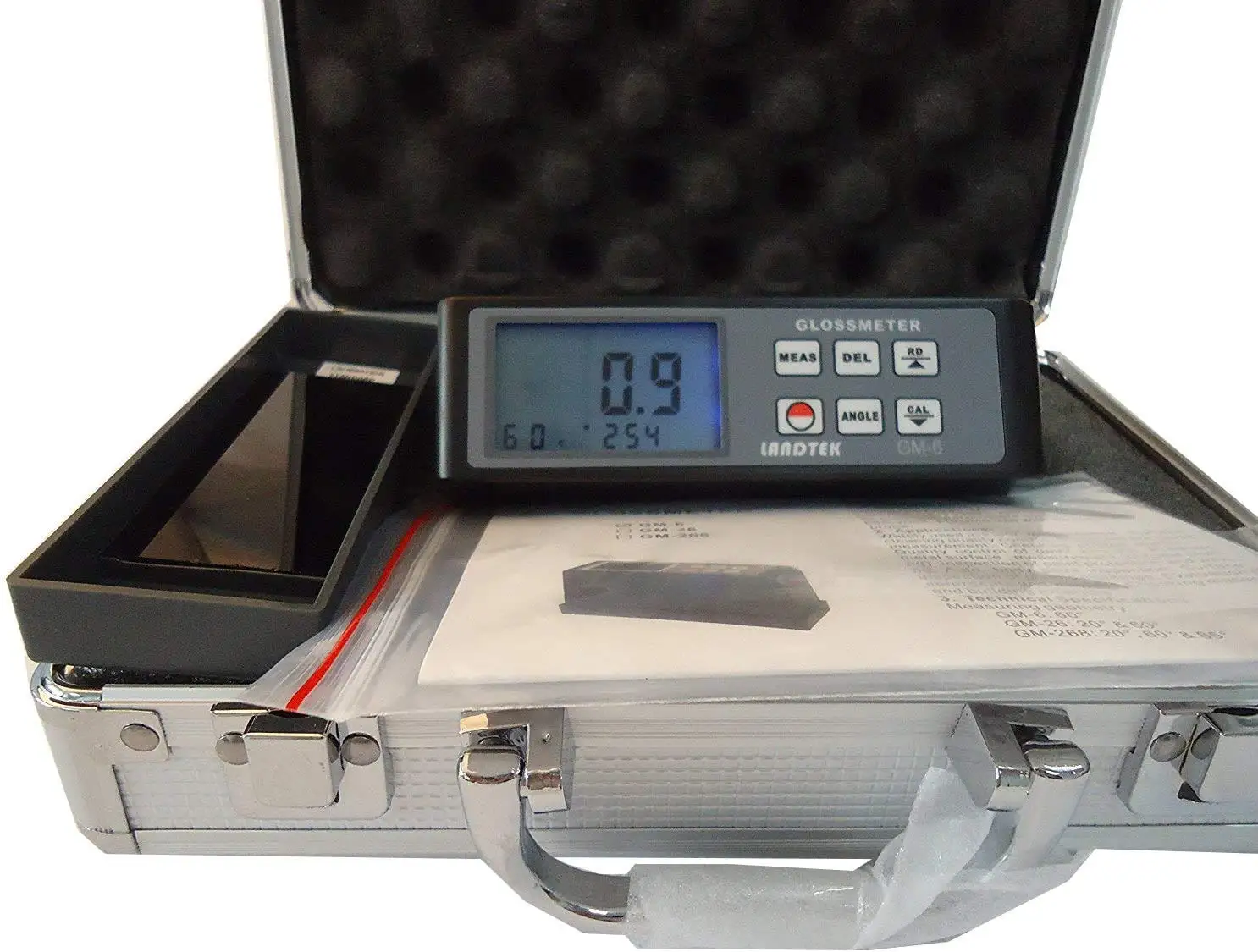 Surface Vancometer Gloss Meter Tester 60 Degree Single Angel Glossmeter With Range 0.1-200Gu For Paint Plastic Paper