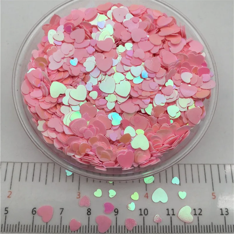 3mm 4mm 6mm Mix Cuore PVC Paillettes sciolte Glitter Paillettes per Nail Art Manicure, Coriandoli nuziali, Ornamento/Accessori artigianali