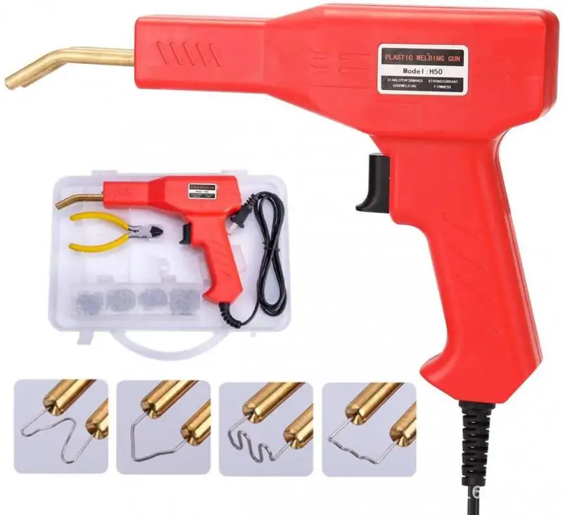 Handy Plastic Welder Garage Tools Hot Staplers Machine Staple Plastic Repairing Machine Car Bumper Repair Hot Stapler