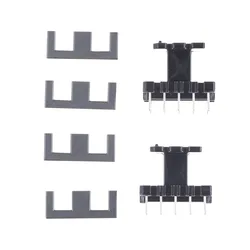 5 Sets EE25 5+5pin Transformer Bobbin PC40 Ferrite Core Vertical