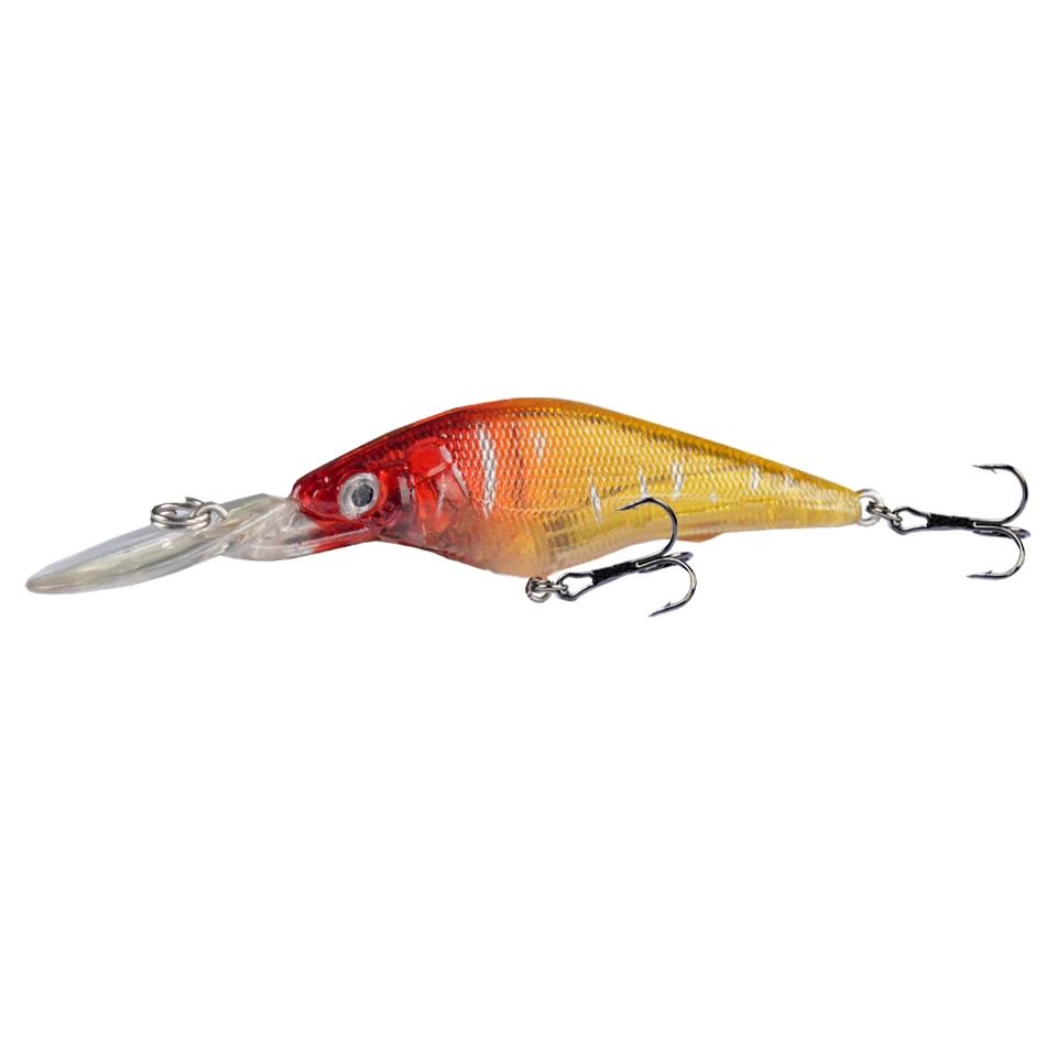 Hot Sale New Arrival 1PCS Hard Minnow Fishing Lures 3D Eyes Crankbaits 9cm/6.6g Wobblers Japan Treble Hooks Swimbait