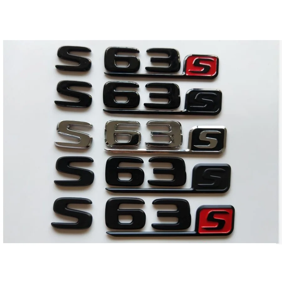 

Letters Emblem for Mercedes Benz W221 W222 S Class S63 AMG Trunk Rear Number Symbols