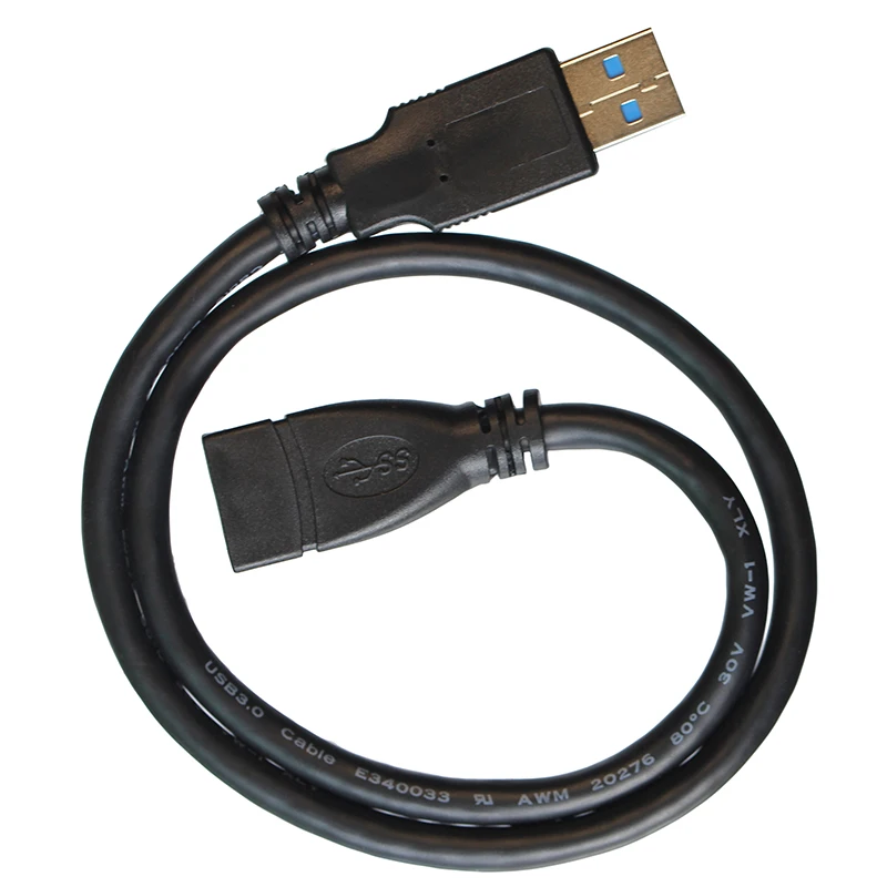 

0.5m USB 3.0 Male to Female Extension Cable For TV PS4 Xbox SSD 5GB