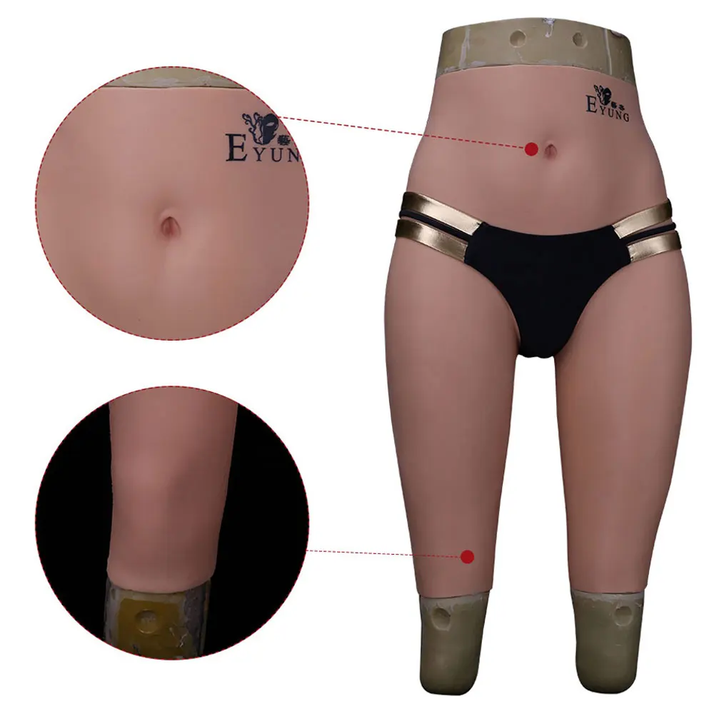 Eyung 7th Gen Fake Vagina Underwear Gay Crossdresser Transgender Shemale Cosplay Drag Queen Silicone Realistic Vagina Panties