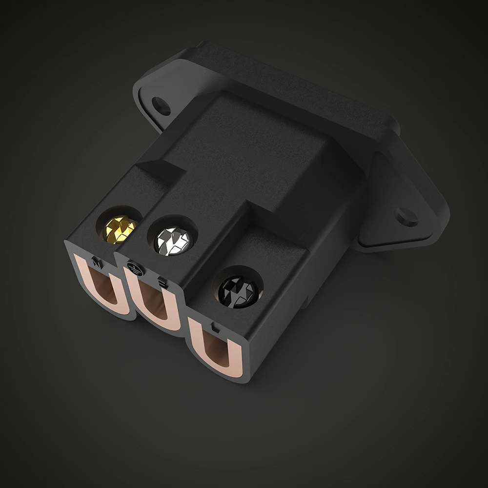 Выборг VI-06BC аудио Класс комплект однотонной одежды красного цвета Медь IEC Входной разъем Вилки jack