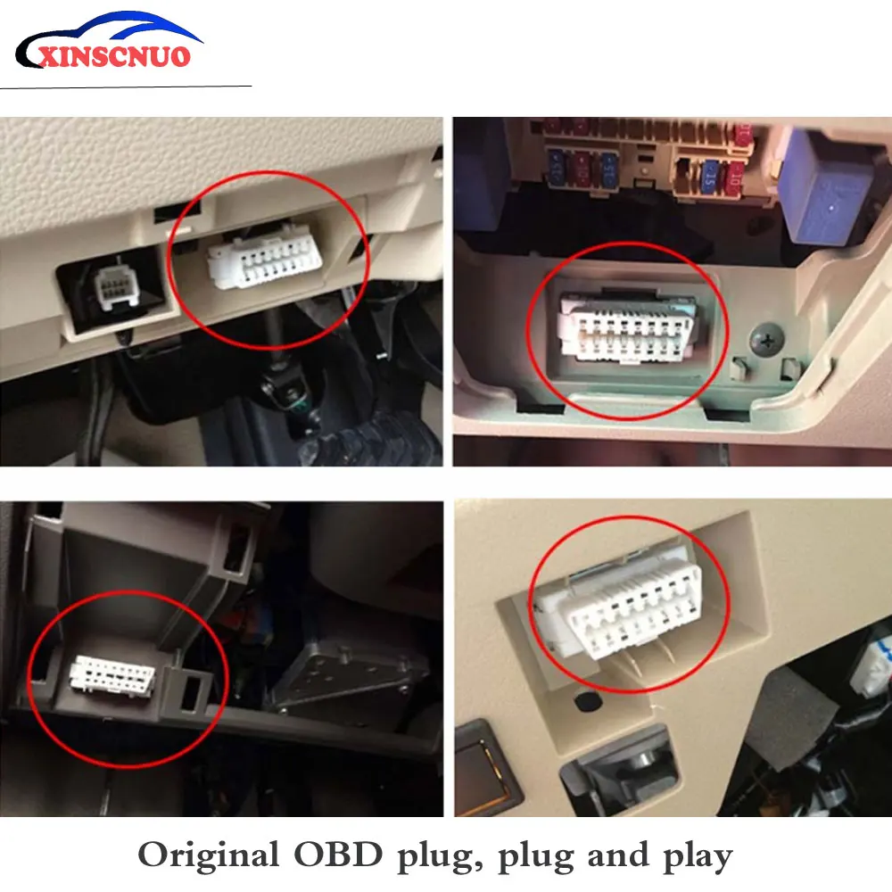 Xinscnuo trava rápida automotiva com obd, para honda odyssey 2011 ~ 2015, sistema plug and play, segurança automotiva mais recente