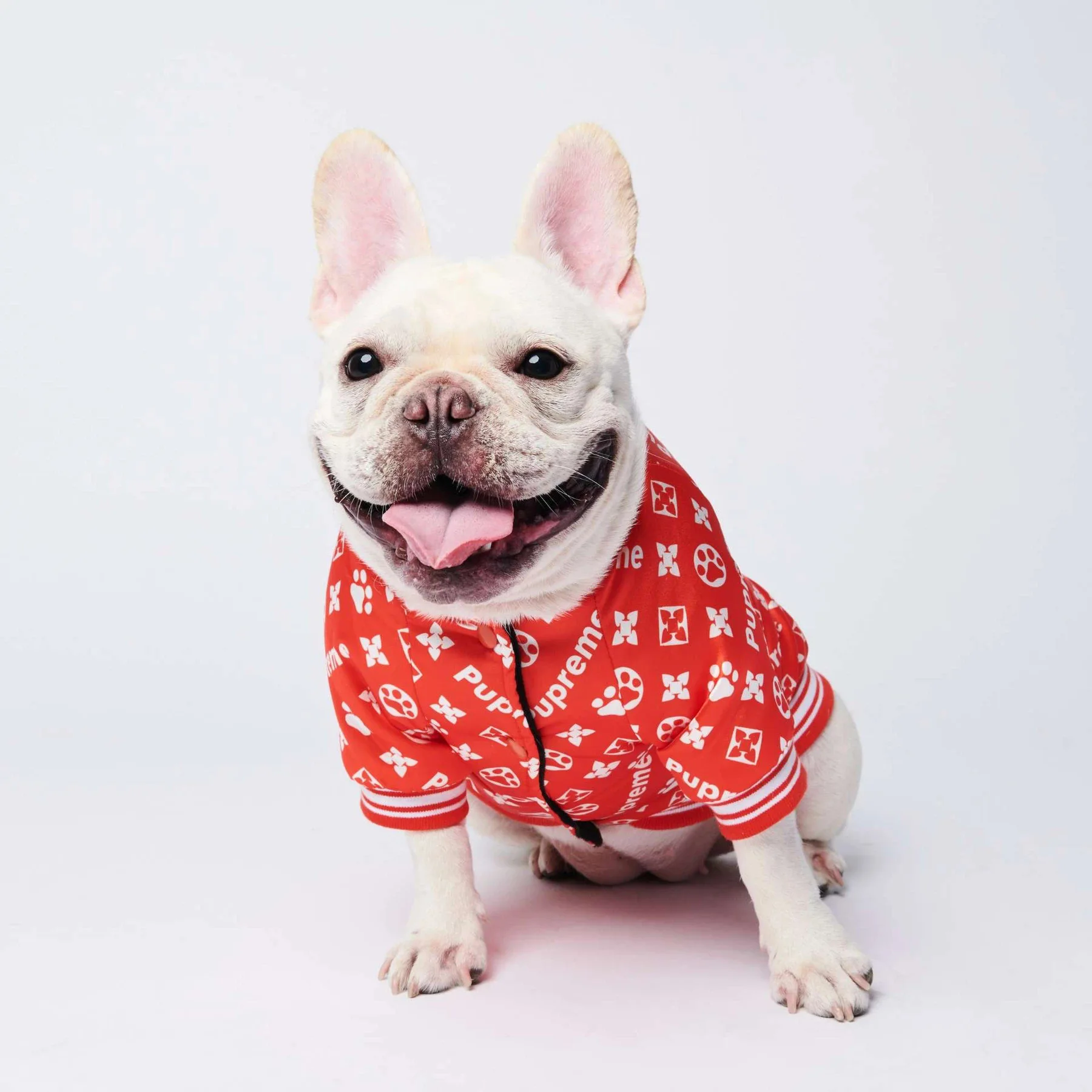 FATHIN Pet Clothes Adidog French Bulldog Dog Coat Super Warm Winter Christmas Dog Jacket S-XXXL