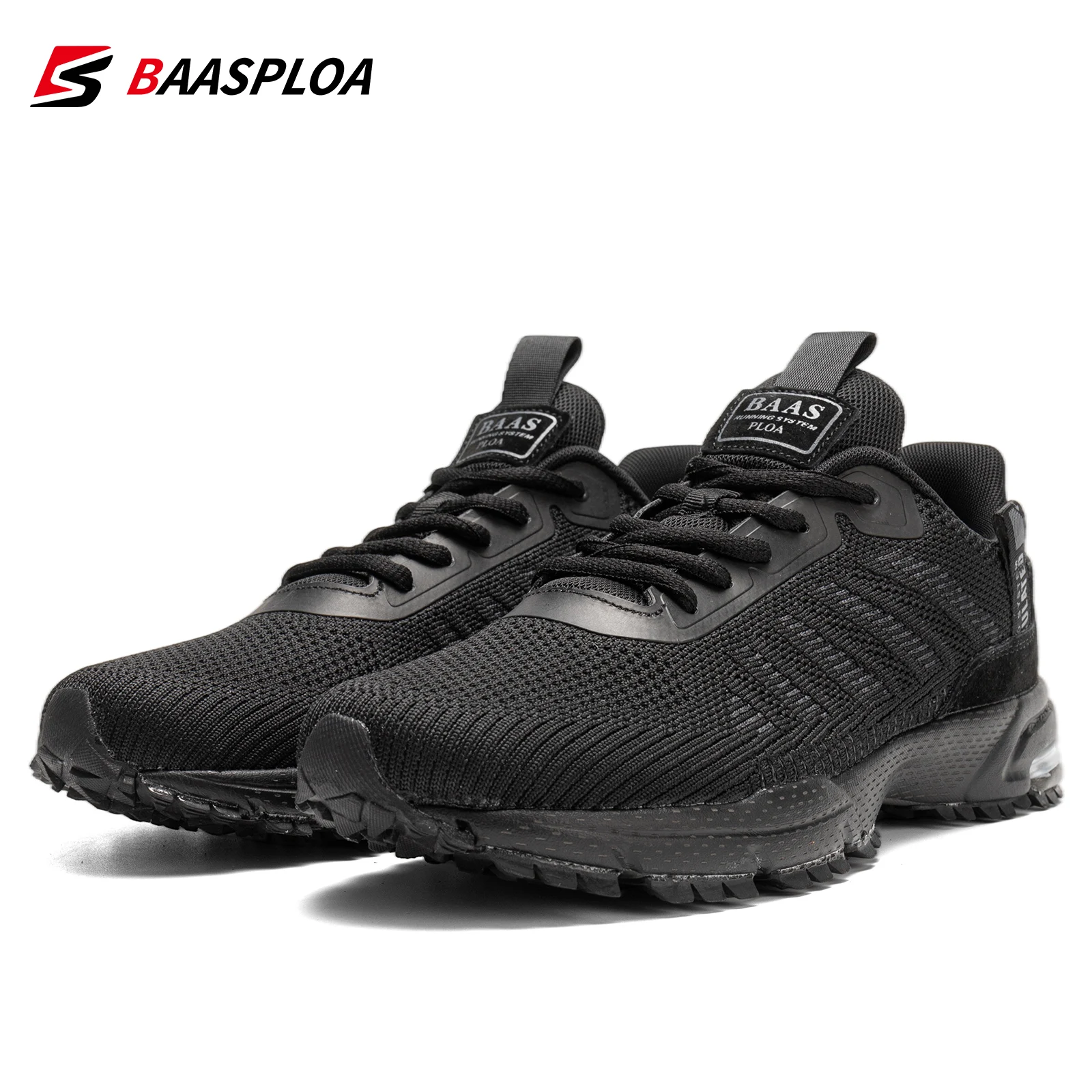 Baasploa Men Sneakers Outdoor Casual Lightweight Breathable Tennis Shoes Male Fashion Designer Mesh Professional Running Shoes