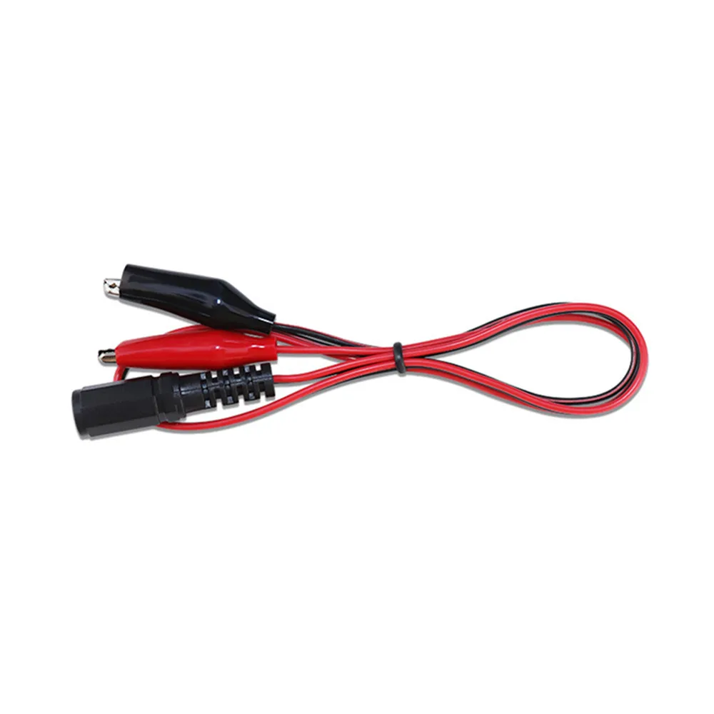 Cargador de batería de iones de litio 12,6 v 1A con conector hembra DC pinzas cocodrilo para 3S 18650