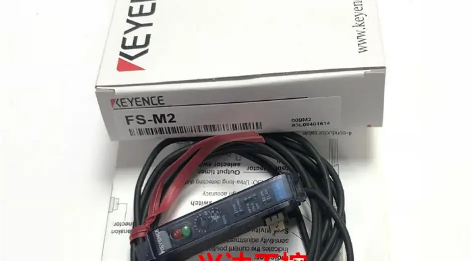 

Original KEYENCE single-wire system fiber optic sensor amplifier FS-M2