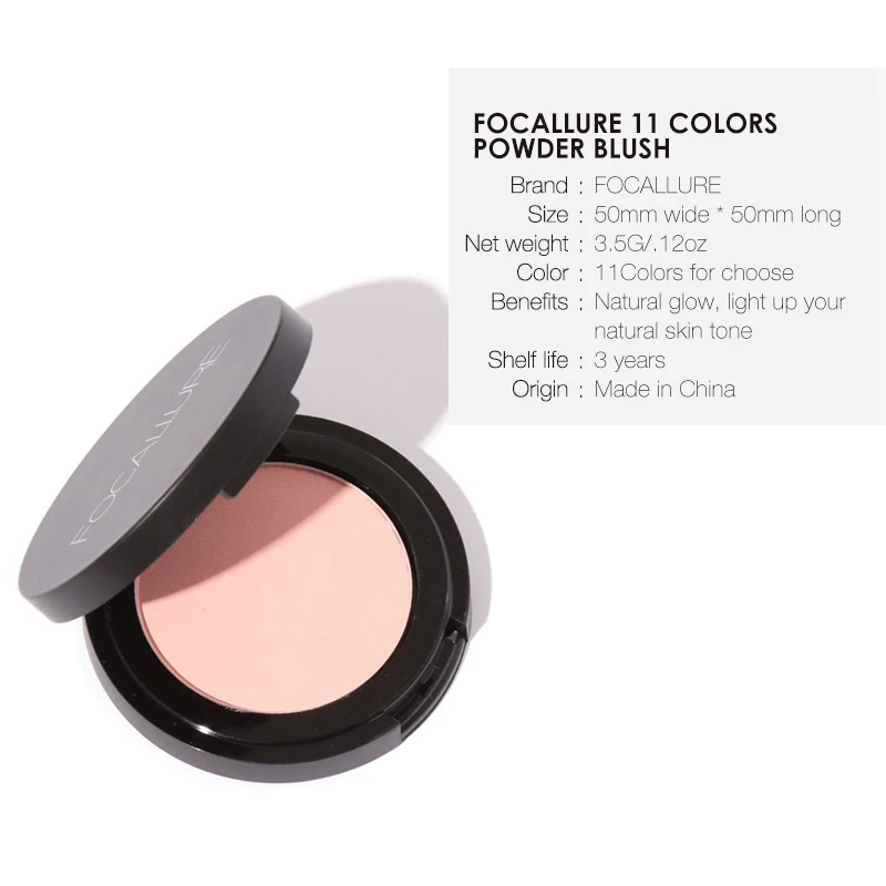 11 Color Facial Mineral Pigment Blush Blush Powder Beauty Professional Palette For Long-Lasting Natural Blush Contour Shadows