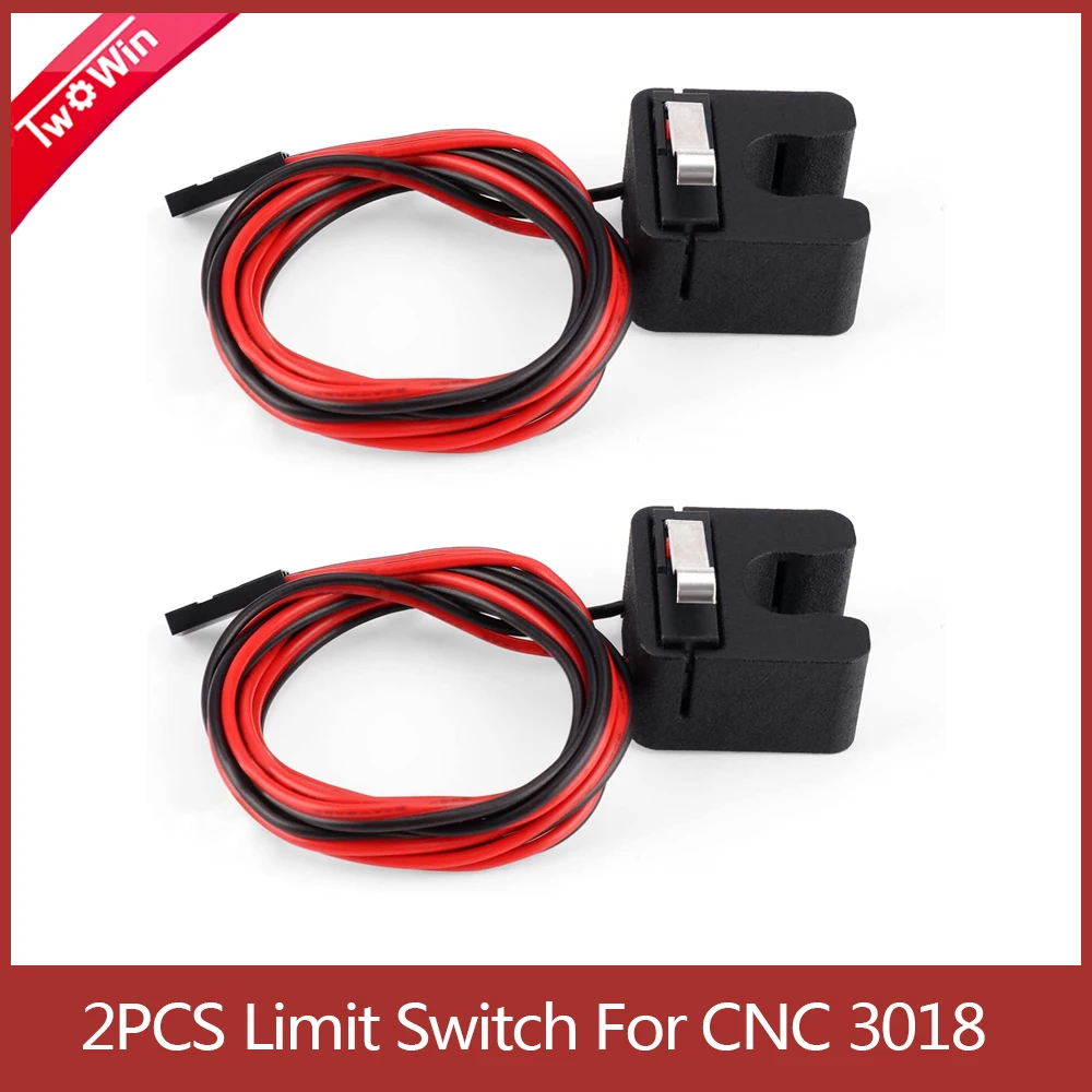 2pcs Limit Switch Kit Diameter 10mm X&Y Optical Axis End Stop Limit Switch for CNC 3018 Pro/ 3018Pro-M Engraving Machine