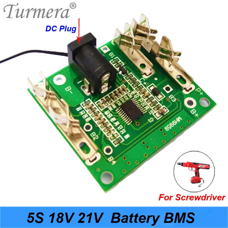 5S 18v 21v 20A 18650 Akumulator litowo-jonowy BMS do wkrętarki Shura Ładowarka Płytka ochronna pasująca do wiertarki elektrycznej 18v 21v A1