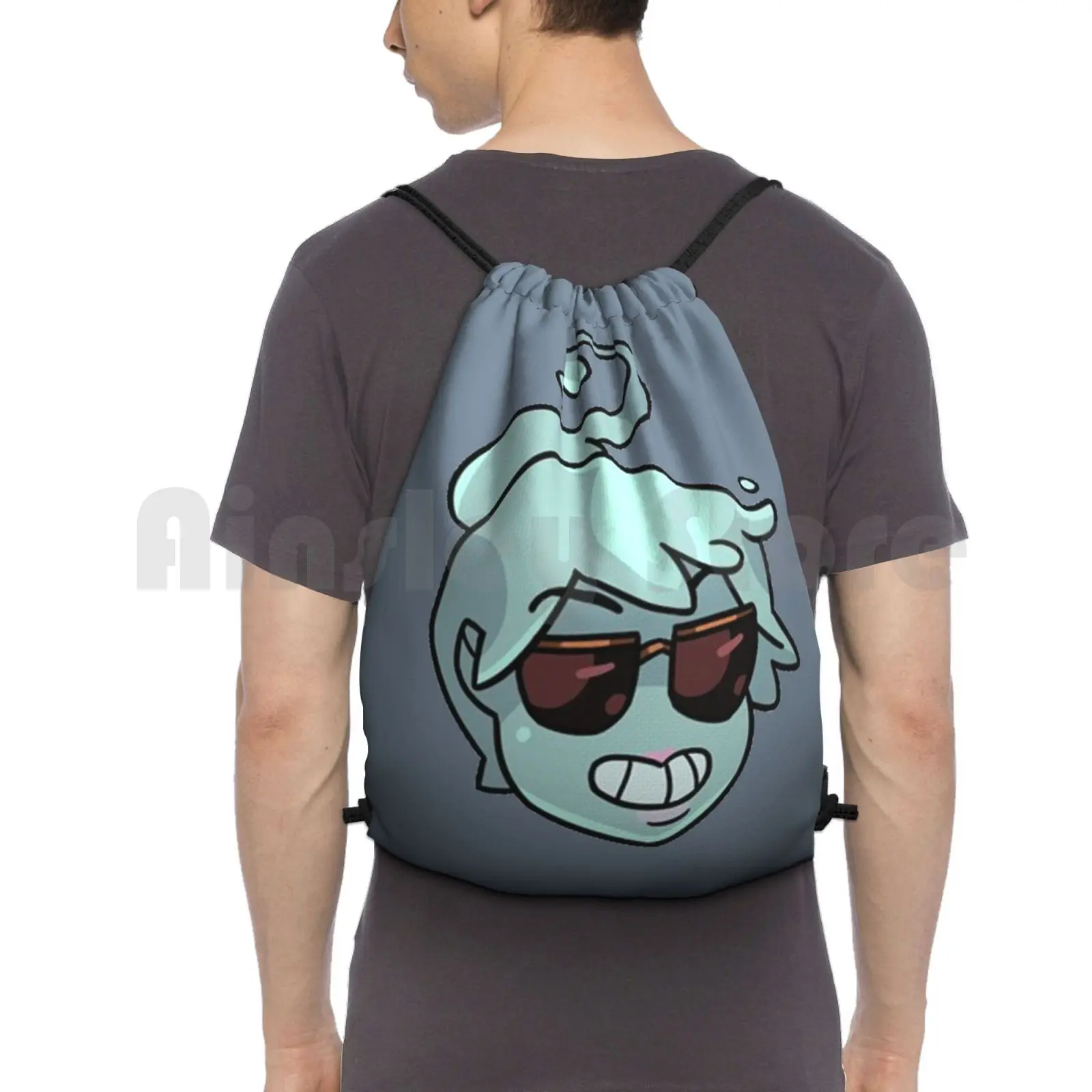 Monster Prom : Polly Geist Backpack Drawstring Bags Gym Bag Waterproof Monster Prom Monster Prom Those Awesome Guys Video