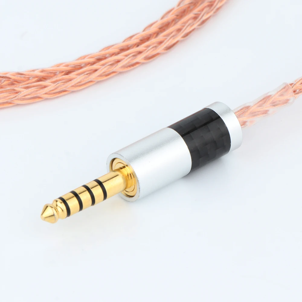 Cabo equilibrado da elevação do auscultador do cobre do OCC, OPPO PM-1 PM-2 HE1000 400S 560, 2,5 3,5 4,4 XLR