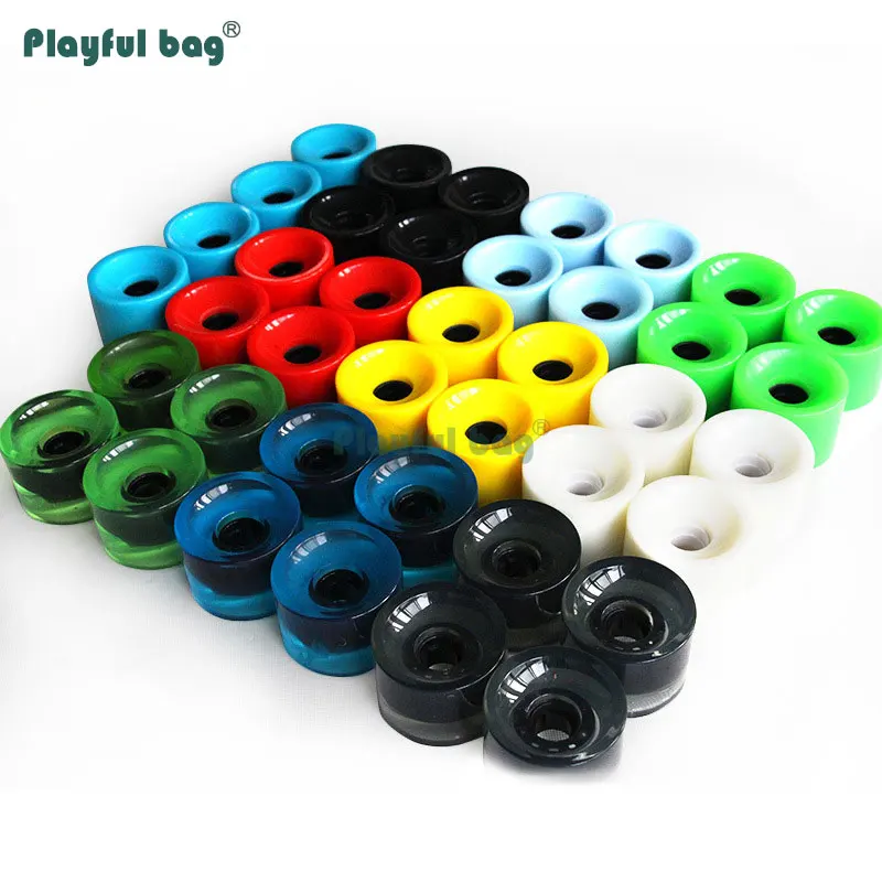 Playful Bag 70x51mm skateboard wheels Skating sport DIY accessory Longboard wheels Colorful skateboard wheel AMB32