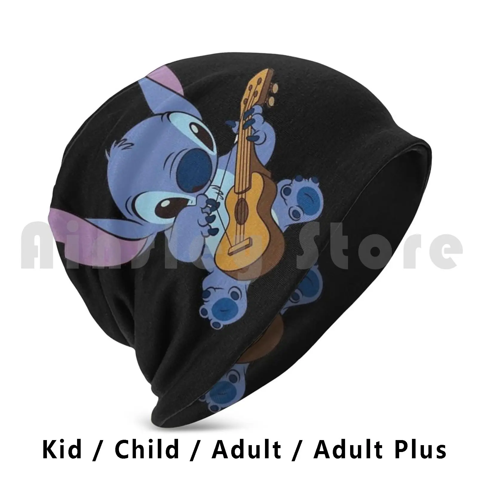 Untitled Beanies Pullover Cap Comfortable Lilo Cute Hawaii Family Cartoon Blue Movie 626 Lilo Stich