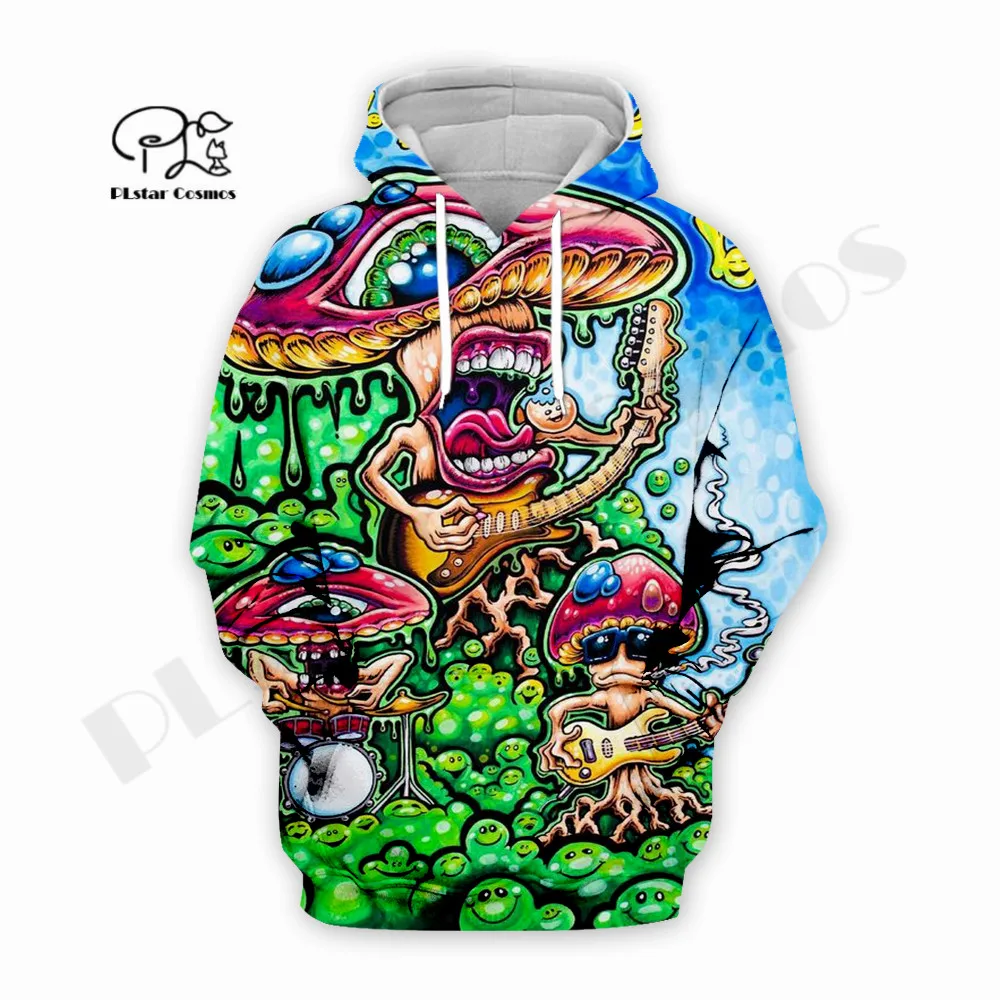 

PLstar Cosmos 3Dprint Newfashion Mushroom Hippie Art Harajuku Unique Streetwear Funny Awsome Casual Hoodie/Sweatshirt/Zip Style1