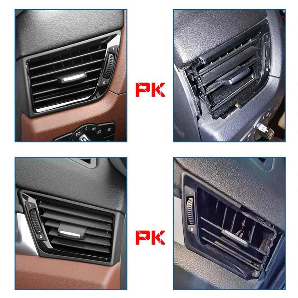 RHD Car Dashboard Air Conditioning AC Vent Grille Outlet Panel Replacement For BMW X1 E84 2010 2011 2012 2013 2014 2015