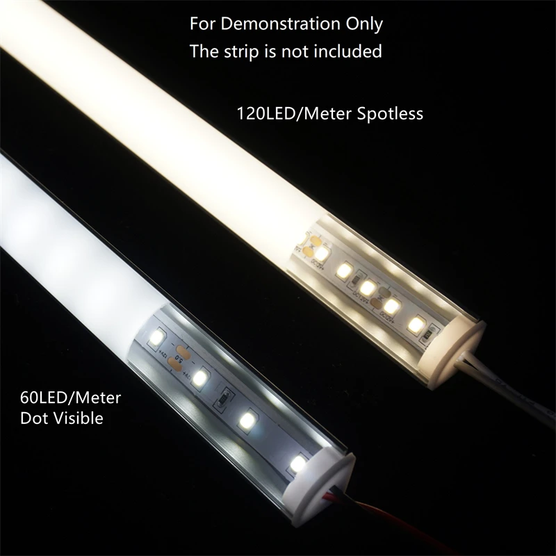 5/10-Pack 1 Meter 40Inch V Shape LED Aluminium Profile With Milky Diffuser,Under Cabinet Corner Strip Channel Tape Light Housing