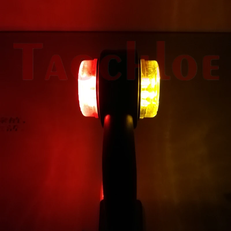 2Pcs LED Position Light Trailer Side Marker Lights 12V 24V Truck Rear Lights Cargo Car Clearance Lamp Red Amber Signal