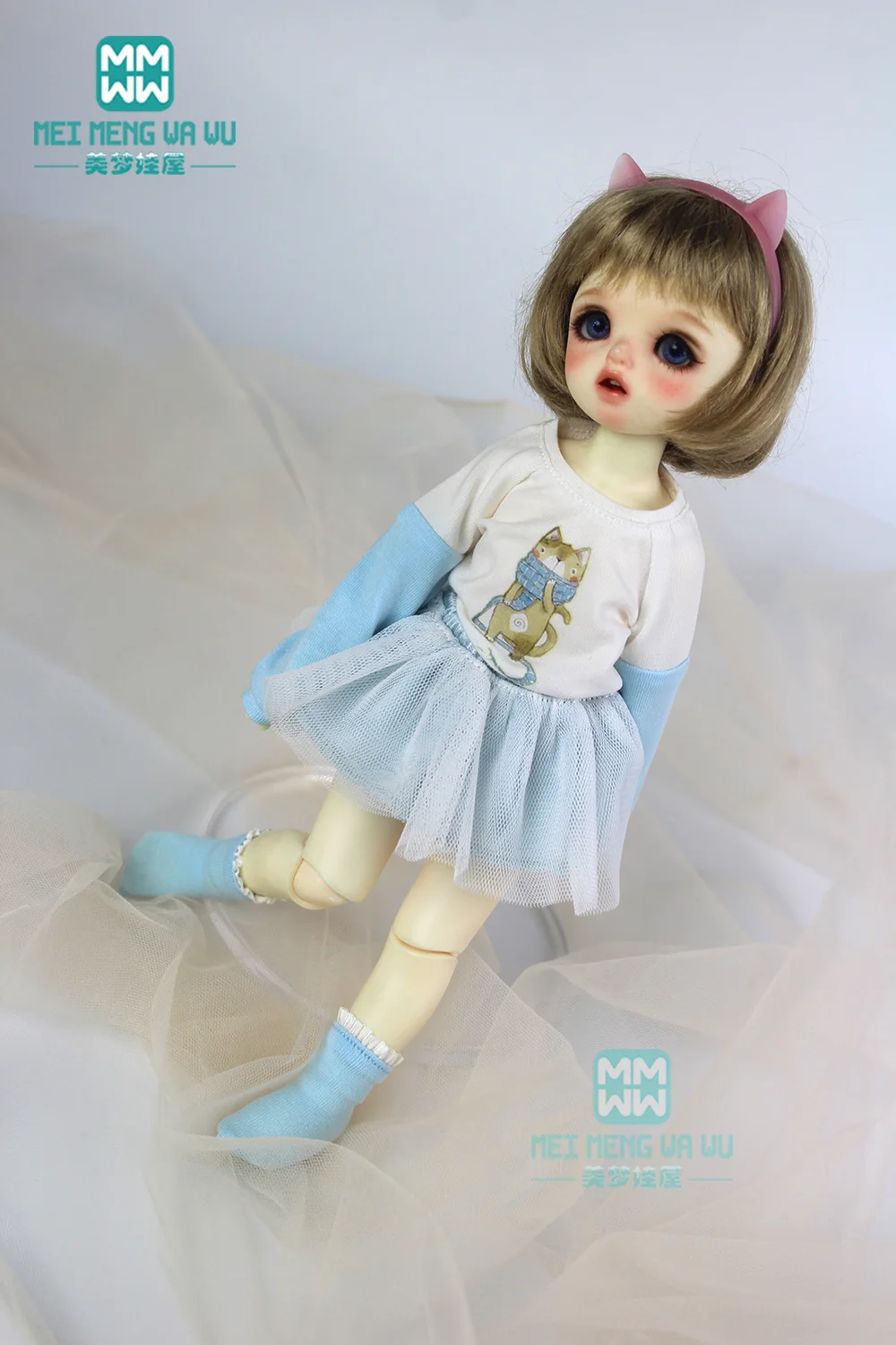 

BJD dolls clothes fits 27cm-30cm 1/6 MYOU YOSD bjd dolls fashion wearing jumpers yarn skirt socks leather shoes