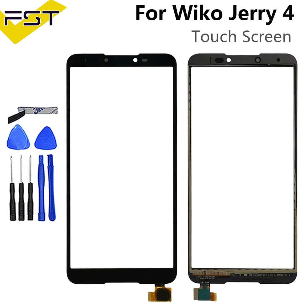 5.99'' For Wiko Jerry 4 Touch Panel Touch Screen Digitizer Sensor Replacement For Wiko Jerry 4 Mobile Phone With Tools +Adhesive