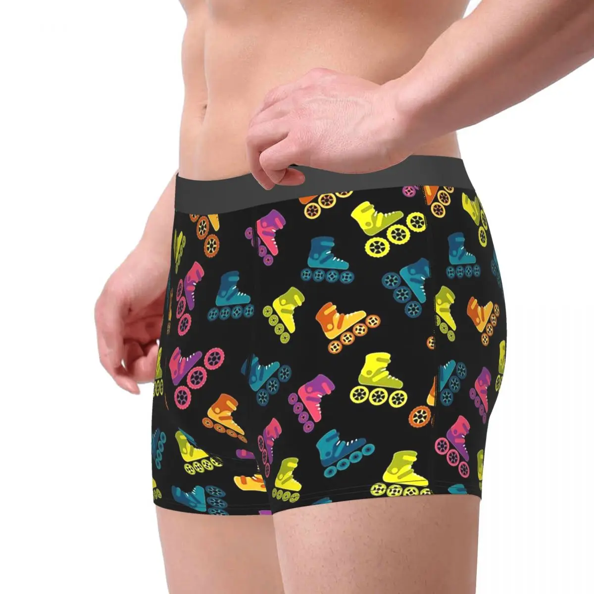 Blade & Soul Fantasy Multiplayer Game Funky Inline Skates Underpants Cotton Panties Male Underwear Print Shorts Boxer Briefs