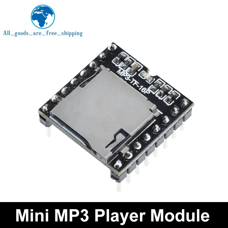 WTV020 GPD2846A Mini MP3 Player Module TF Card MP3 Sound Module Voice Module For Arduino GM Power Supply Module