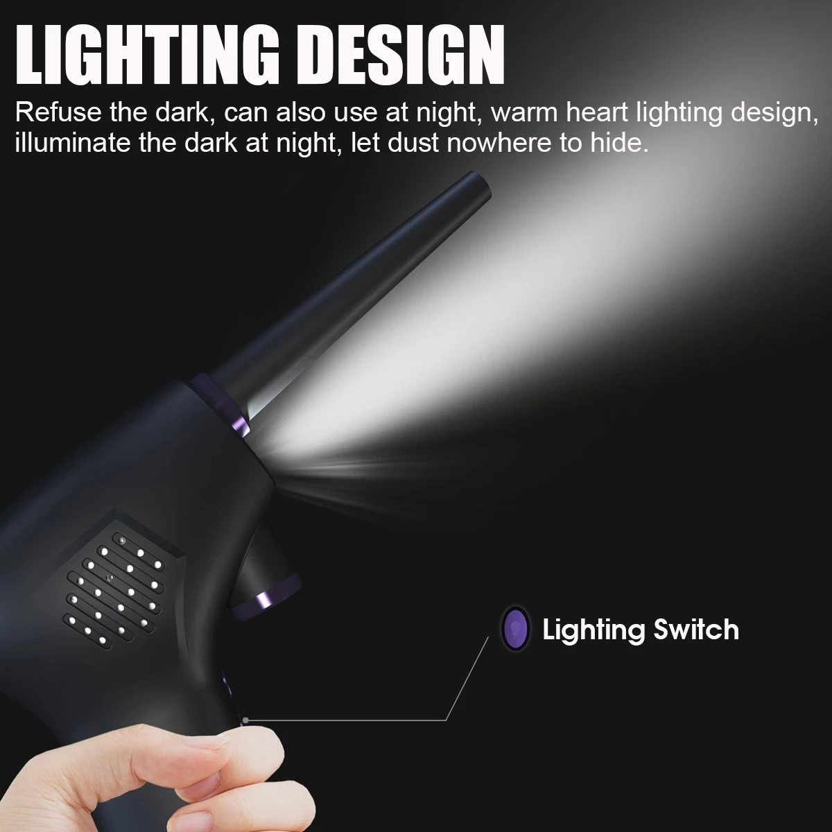 Mijia Không Dây Không Lau Bụi Khí Nén Thổi Điện Không Thắng Lợi 45000 Vòng/phút Cho Bàn Phím Máy Tính Điện Tử Vệ Sinh Máy Ảnh