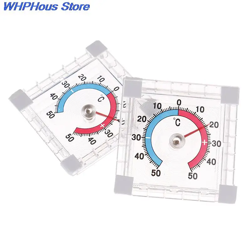 Temperatura Termômetro, Janela, Interior, Exterior, Parede, Jardim, Casa, Disco Graduado, Ferramenta de Medição, 50 ~ 50 ℃, 1Pc