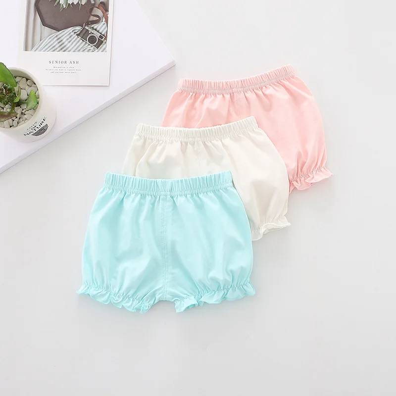 The Newborn Baby Bloomers PP Pants Cotton Triangle Kawaii Dot Girls Shorts Summer Boys Trouser Toddler Kawaii Bebe Underwear