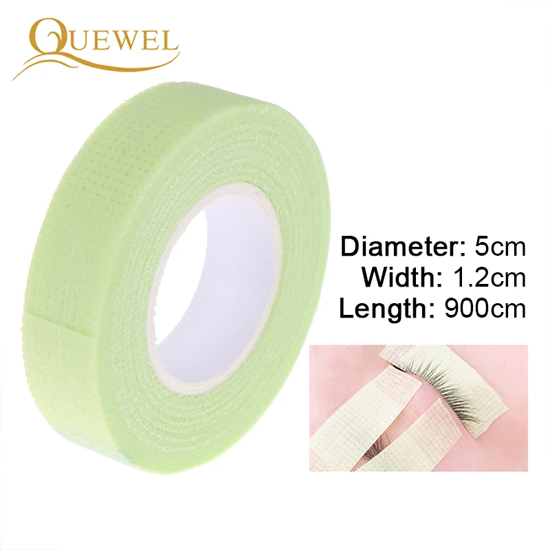 Quewel 2/4Pcs Grafted Eyelashes Tape Patch Non-woven Isolation Tapes Holes Breathable Eye Pads Eyelash Extension Supplies