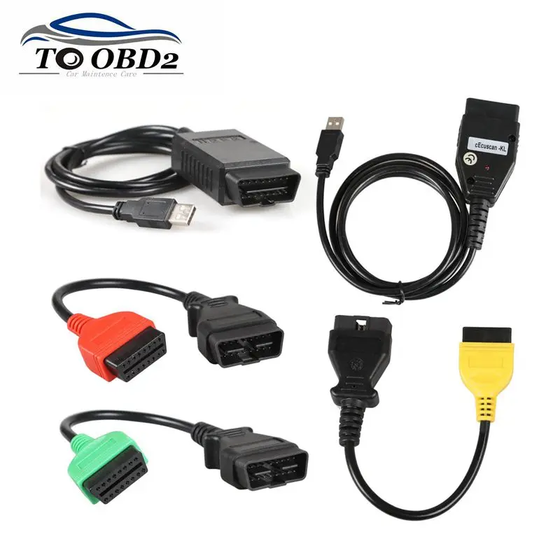 

OBD2 Connector Diagnostic Cable For Fiat ECU Scan MultiECUScan Adapter FiatECUScan For Fiat / Alfa Romeo / Lancia