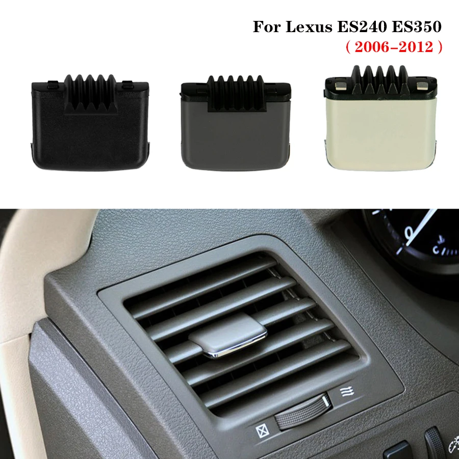 Air Conditioning Vent Toggle Piece Outlet Card Clip Wind Direction Plectrum Knob For Lexus ES240 ES350