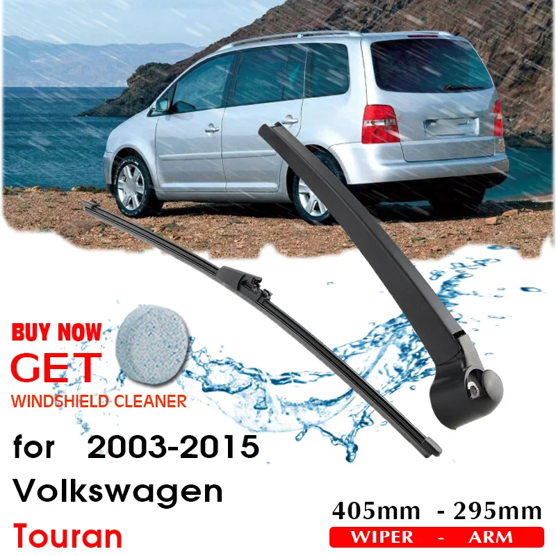 Escobilla de limpiaparabrisas para ventana trasera de coche, limpiaparabrisas, accesorios para Volkswagen Touran Hatchback, 405mm, 2003-2015