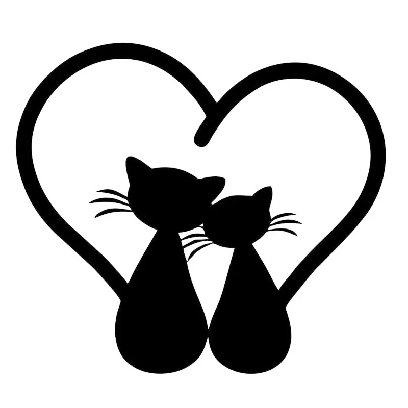 

Lovely Cat Lovers Window Decoration Car Sticker Creative Cartoon Motorcycle Decals