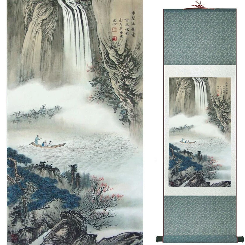 

landscape painting Home Office Decoration Chinese scroll painting landscape art painting Winter art painting TXTX2018010307