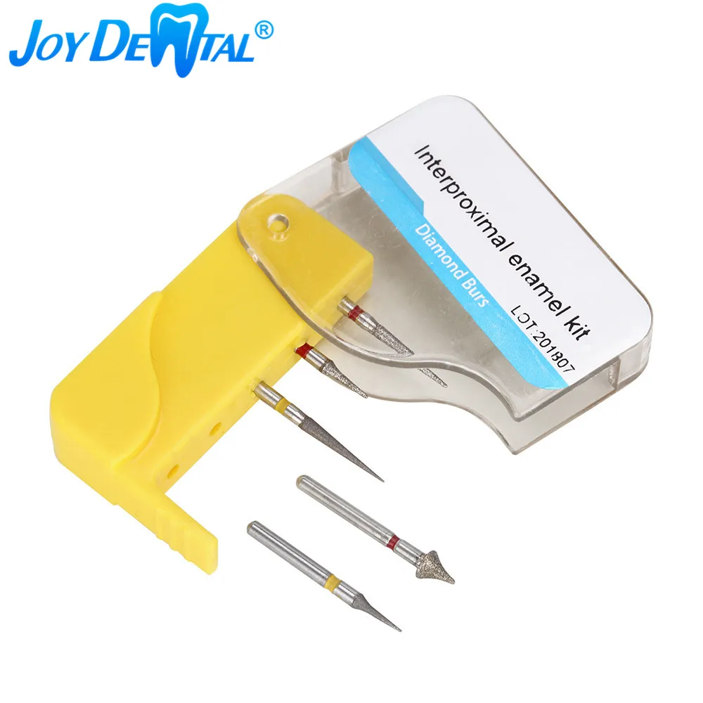 5 Pieces/Box Dental Orthodontic Interproximal Enamel Kit Diamond Burs For High Speed Handpiece Cutting Grinding Polishing