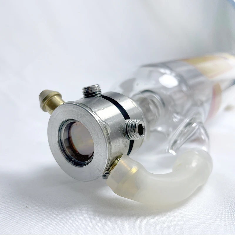 130w Co2 Laser Upgraded Metal Head Tube 1650MM Glass Pipe Lamp for CO2 Laser Engraving Cutting Machine