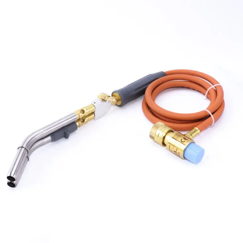 MAPP Torch Twin Tubes 1.5m Hose for Brazing Soldering Welding HVAC Plumbing Gas Torch