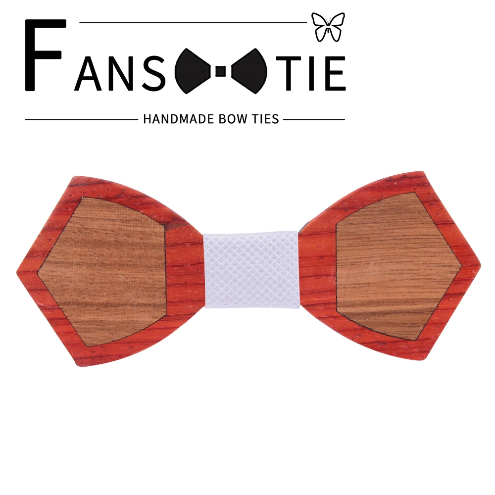 

New 100% Wooden Wood Bowtie For Mens Necktie Red Bule Plaid Paisley Bowknot Suit Wedding Party Neck Tie Accessory Bowtie Cravat