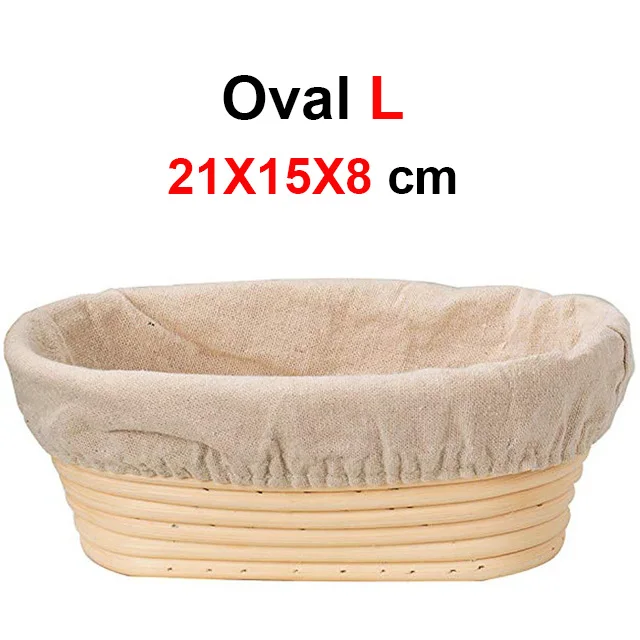 UPORS Rotan Brood Proofing Mand Natuurlijke Ovale Rotan Rieten Deeg Gisting Zuurdesem Banneton Broodmand voor Bakken