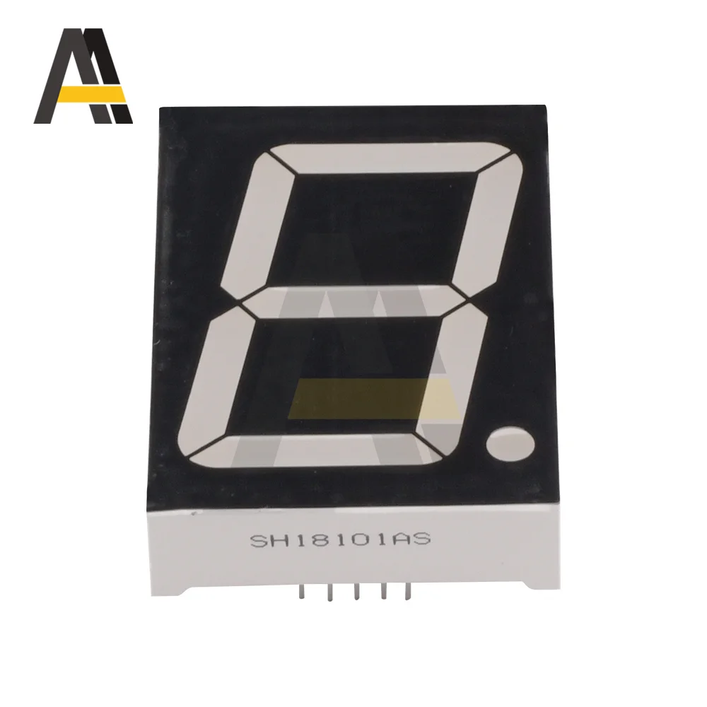 1.8 Inch 7 Segment 1-Bit Digital Tube LED Display 1Bit Display Common Anode 1.8\